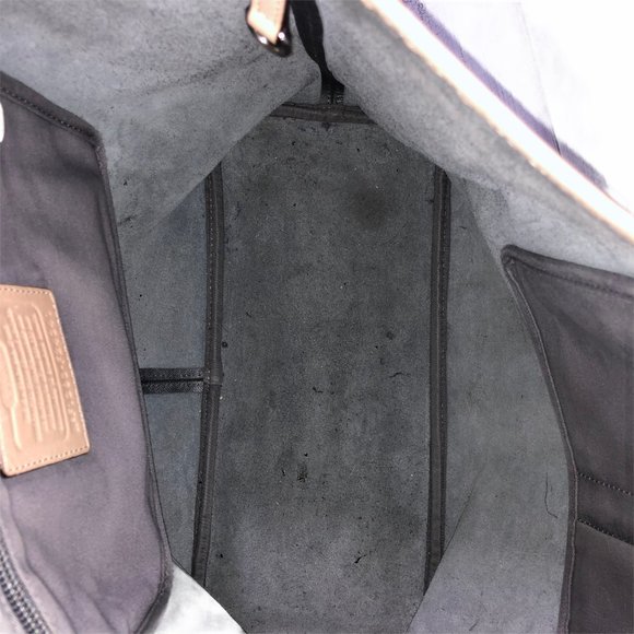 Coach Metro Tote & Wallet Platinum Grey F24341 - Picture 14 of 16